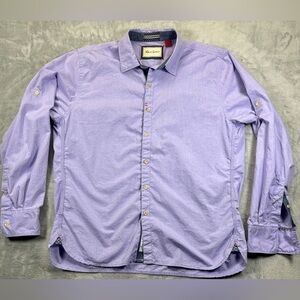 Robert Graham Men's Lavender Button-Down Shirt